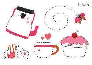 线条控笔、连线成图练习 可下载打印 PDF文件早教启蒙-幼小衔接-小初高资料盼盼学堂