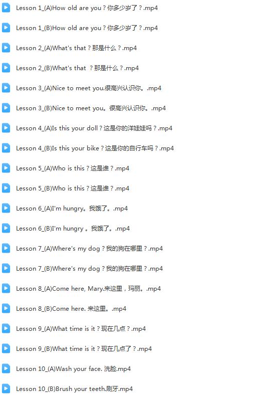 图片[4]早教启蒙-幼小衔接-小初高资料英语基础对话 中英字幕 共48集 视频+音频  百度网盘下载！早教启蒙-幼小衔接-小初高资料盼盼学堂