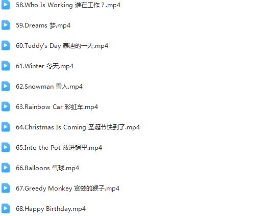 图片[7]早教启蒙-幼小衔接-小初高资料Single Stories 单篇故事 共68集 百度网盘下载！早教启蒙-幼小衔接-小初高资料盼盼学堂