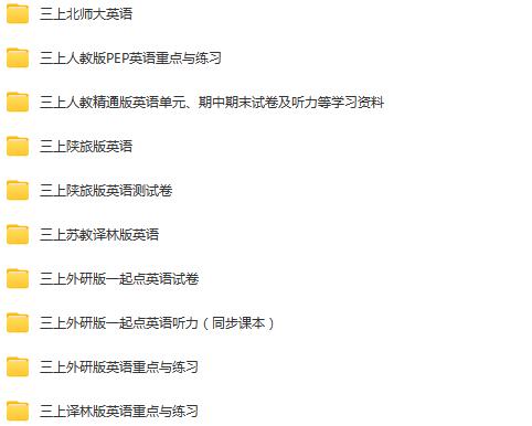 图片[3]早教启蒙-幼小衔接-小初高资料三年级上册学习资料汇总！【上册】早教启蒙-幼小衔接-小初高资料盼盼学堂