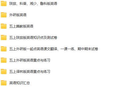 图片[4]早教启蒙-幼小衔接-小初高资料五年级上册学习资料汇总！【上册】早教启蒙-幼小衔接-小初高资料盼盼学堂